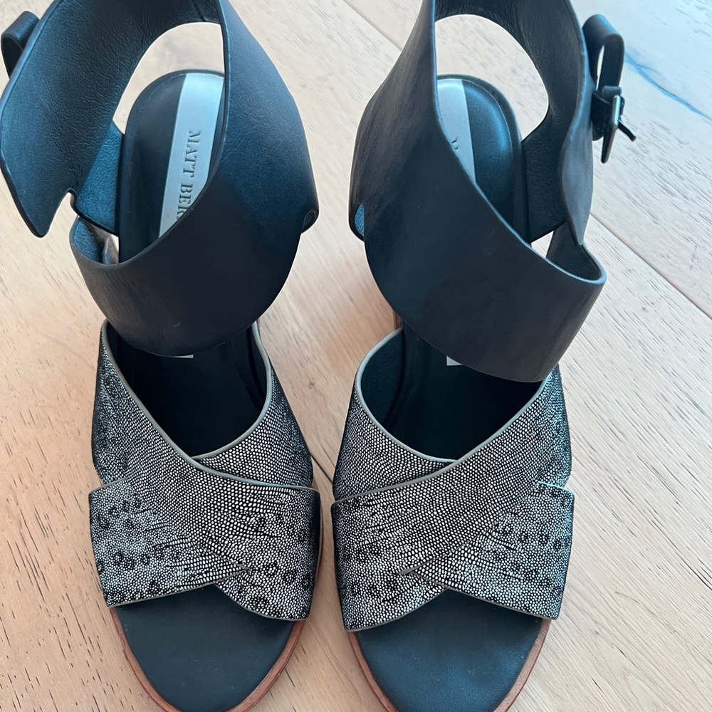 Navy Matt Bernson Heels